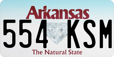 AR license plate 554KSM