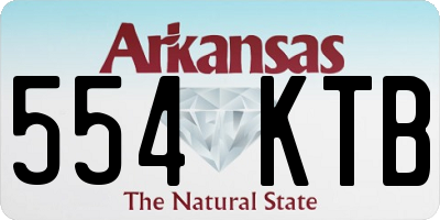 AR license plate 554KTB