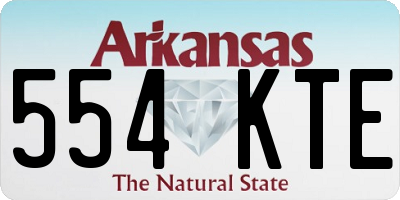 AR license plate 554KTE