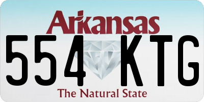 AR license plate 554KTG