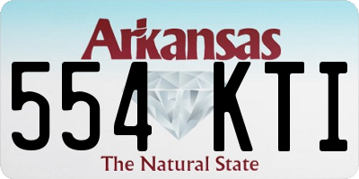 AR license plate 554KTI