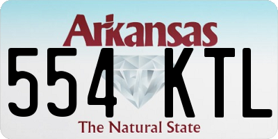 AR license plate 554KTL