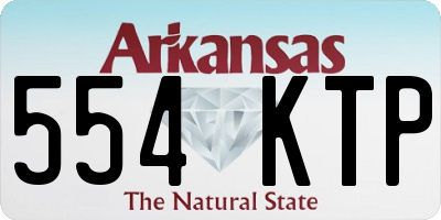AR license plate 554KTP