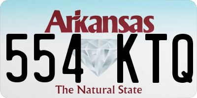 AR license plate 554KTQ