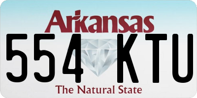 AR license plate 554KTU