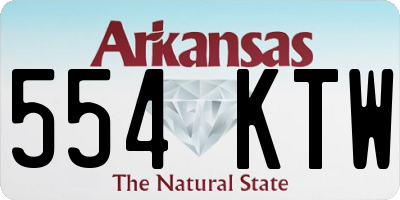 AR license plate 554KTW