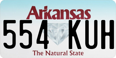 AR license plate 554KUH