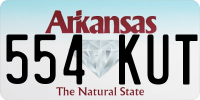 AR license plate 554KUT