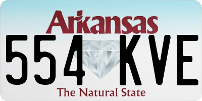 AR license plate 554KVE