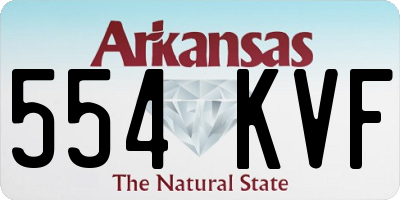 AR license plate 554KVF