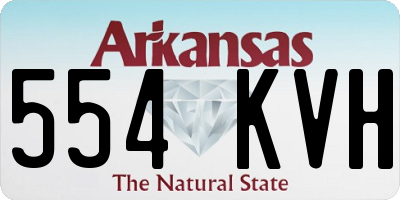 AR license plate 554KVH