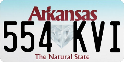 AR license plate 554KVI