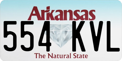 AR license plate 554KVL