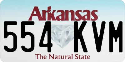 AR license plate 554KVM