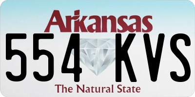 AR license plate 554KVS
