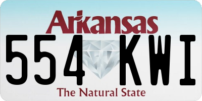AR license plate 554KWI