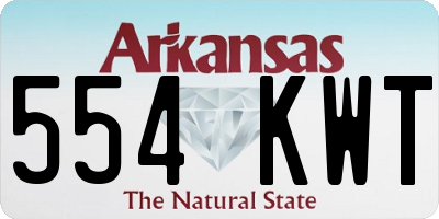 AR license plate 554KWT