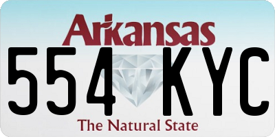 AR license plate 554KYC
