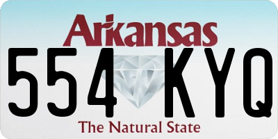 AR license plate 554KYQ