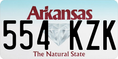 AR license plate 554KZK