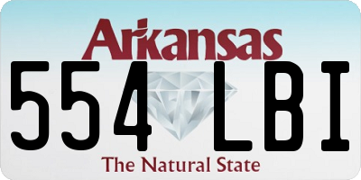 AR license plate 554LBI