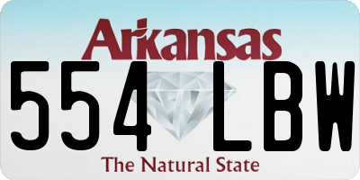 AR license plate 554LBW