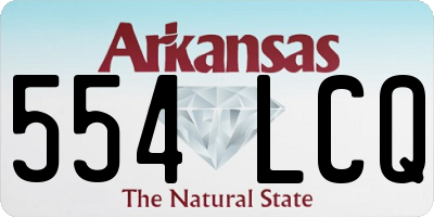 AR license plate 554LCQ