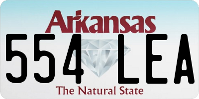AR license plate 554LEA