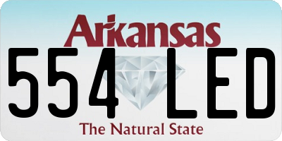 AR license plate 554LED