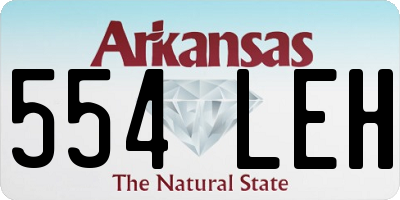 AR license plate 554LEH