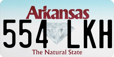 AR license plate 554LKH