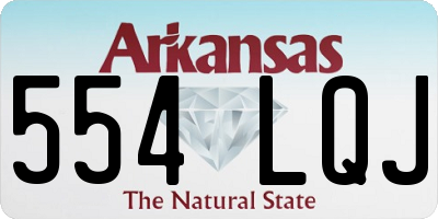 AR license plate 554LQJ