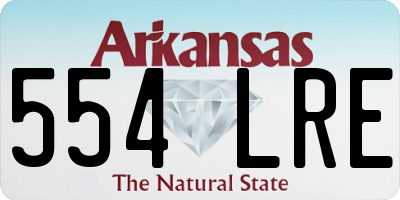 AR license plate 554LRE
