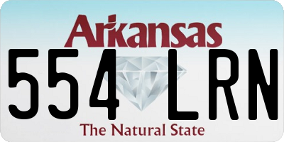AR license plate 554LRN