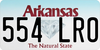 AR license plate 554LRO