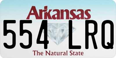 AR license plate 554LRQ