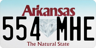 AR license plate 554MHE