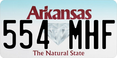 AR license plate 554MHF