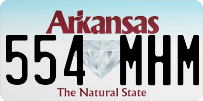 AR license plate 554MHM