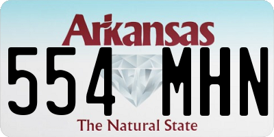 AR license plate 554MHN