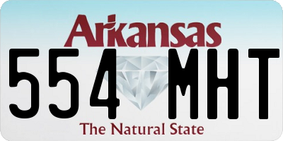 AR license plate 554MHT