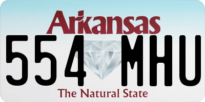 AR license plate 554MHU