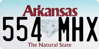 AR license plate 554MHX
