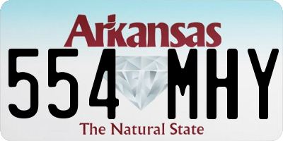 AR license plate 554MHY