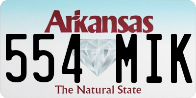 AR license plate 554MIK