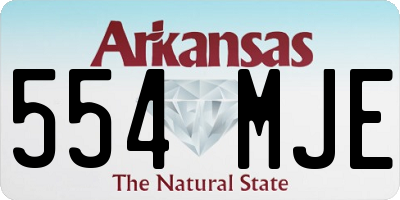 AR license plate 554MJE