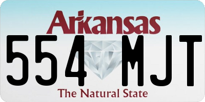 AR license plate 554MJT