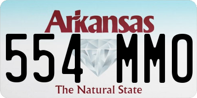 AR license plate 554MMO