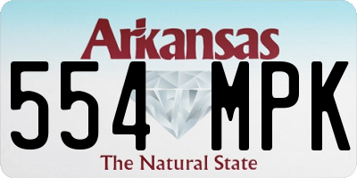 AR license plate 554MPK