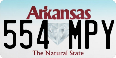 AR license plate 554MPY